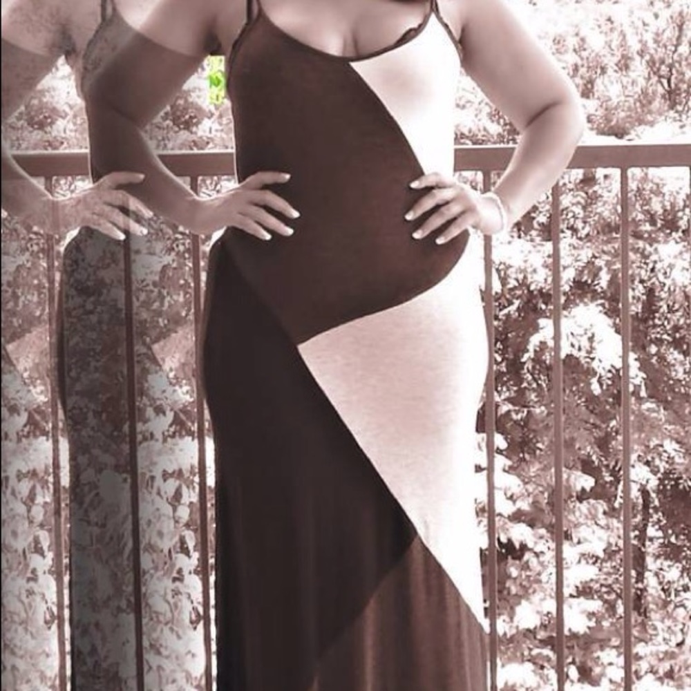 Color-block Maxi Dress - Picture 5 of 5